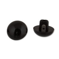 Глаза кукольные пришивные ø 0.9 см, пластик чёрный   
