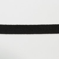 Лента киперная  1.5 см хлопок 100% чёрный   